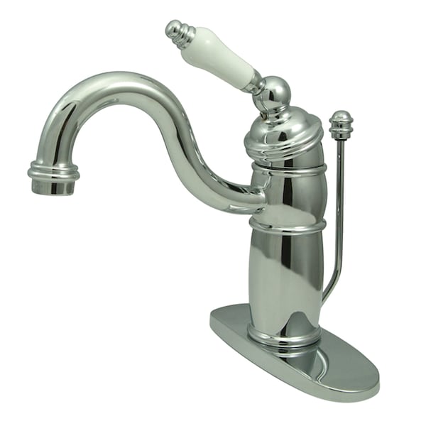 Victorian Bathroom Faucet W/ Pop-Up Drain, Chrome